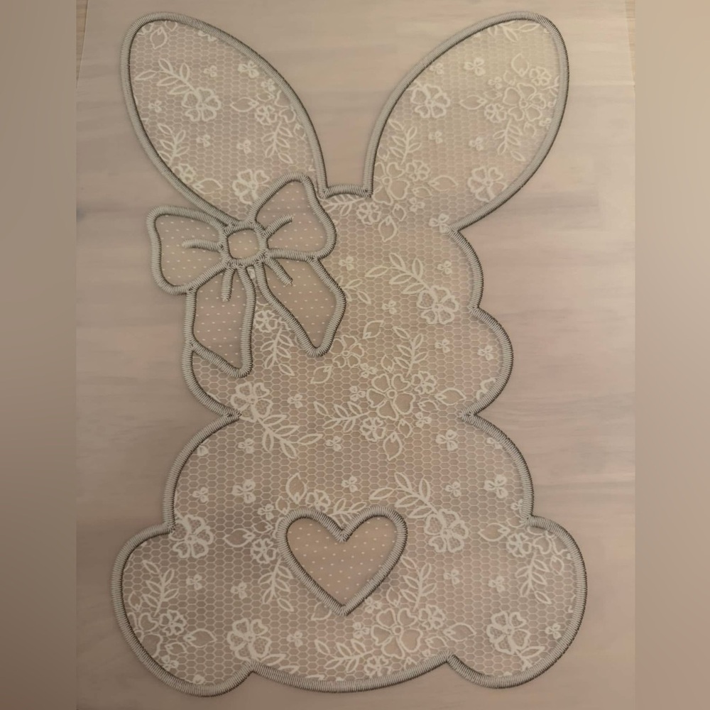 Lace Bunny Graphic Tee